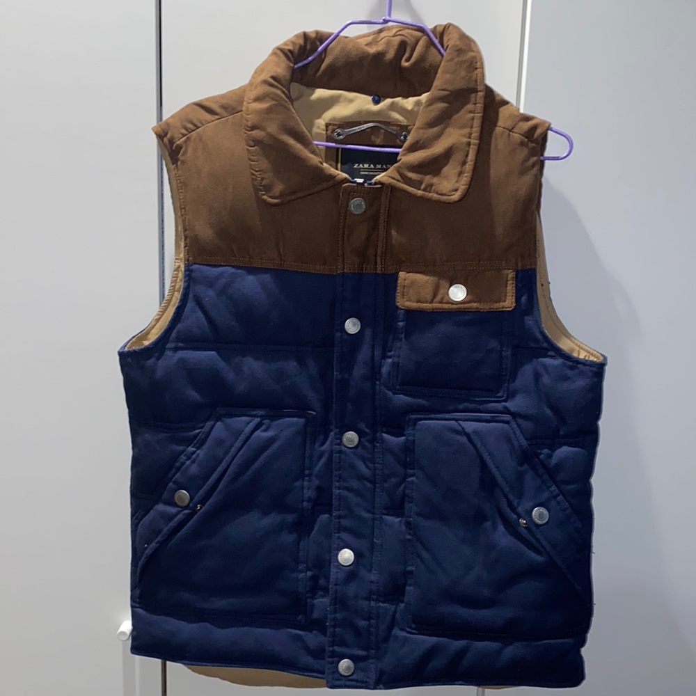 Mocha/Chocolate/NavyBlue Vest
